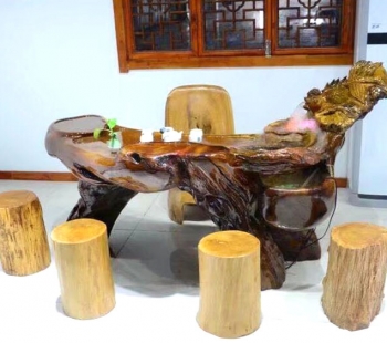 根雕茶幾